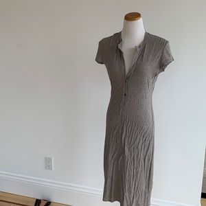 James Perse dress brown Sz 0. Fully lined